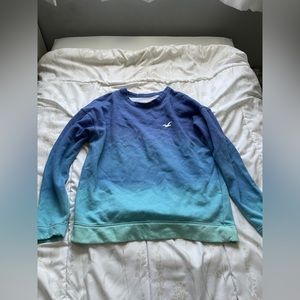 Blue green ombré sweater - XS